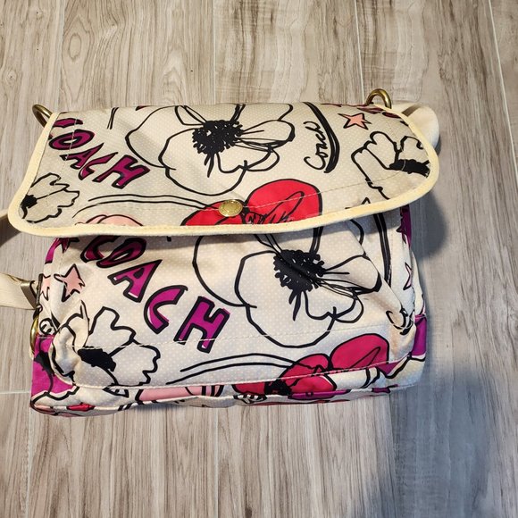 Coach Poppy Kyra Shoulder Bag Purse c - Picture 1 of 14